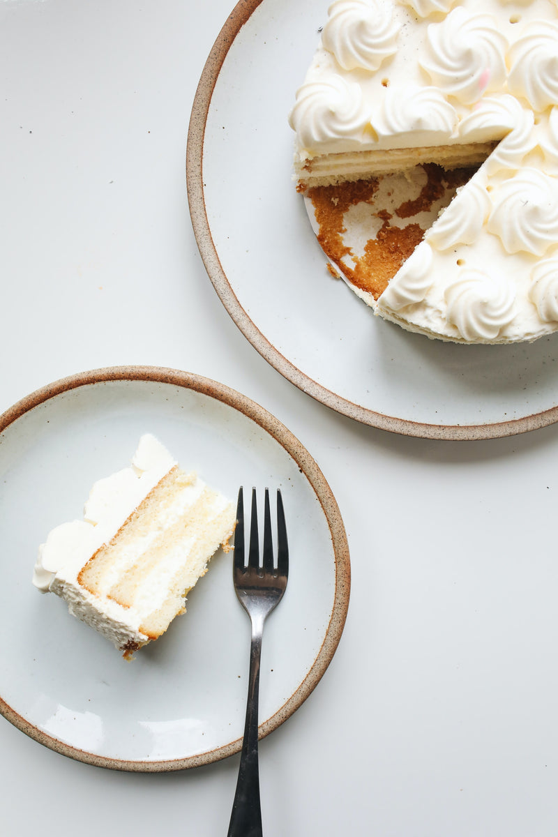 Suggested vanilla cake sponge recipe using a premix