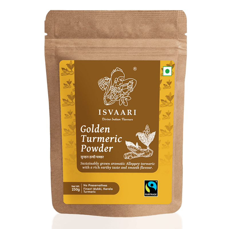 Chenab Impex Pvt Ltd Spices 12 Isvaari - Golden Turmeric Powder 250g