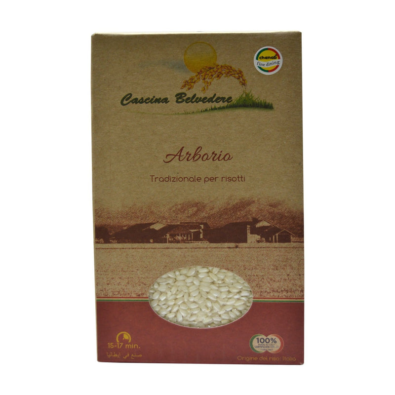 Chenab Impex Pvt Ltd Cereal 12 Cascina Belvedere - Arborio Italian Rice 1kg