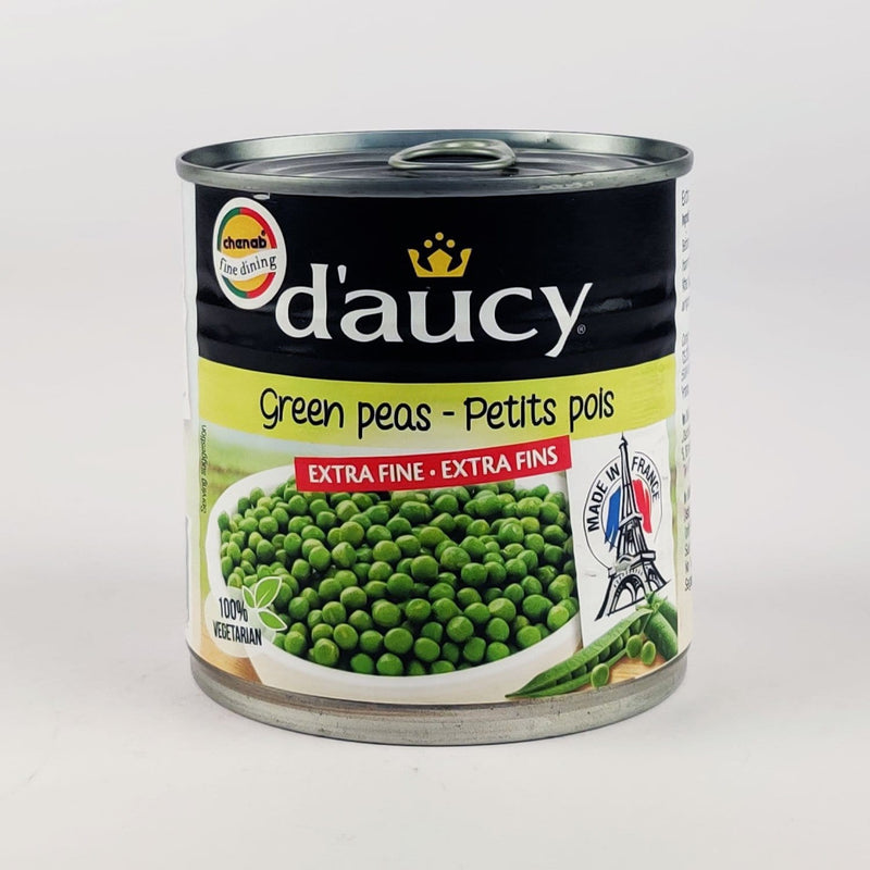 Chenab Impex Pvt Ltd Processed Vegetable 12 D'aucy - Extra Fine Green Peas 400g