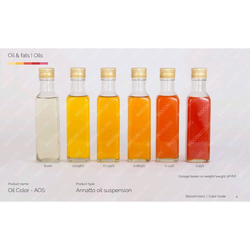 Chemvera Natural Colour Biocon Colors - Natural Yellow Colour (Annatto Oil Suspension)