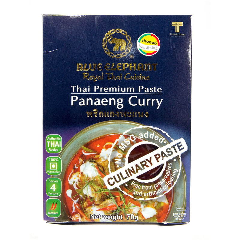 Chenab Impex Pvt Ltd Curry Paste 6 Blue Elephant - Paneang Curry Paste 70g