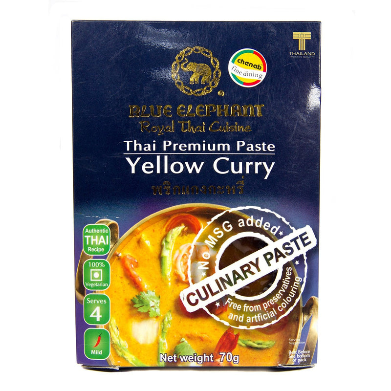 Chenab Impex Pvt Ltd Curry Paste 6 Blue Elephant - Yellow Curry Paste 70g