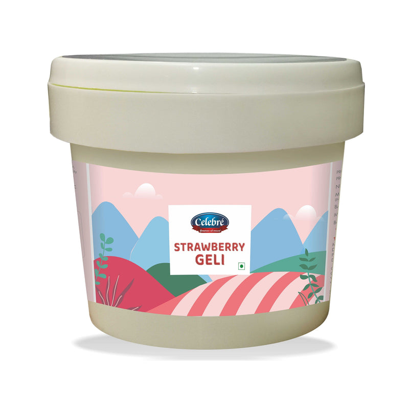 Delta Nutritives Pvt. Ltd cold glaze 2.5 Delta Nutritives- Celebre-  Flavoured cold glaze- Strawberry Glaze