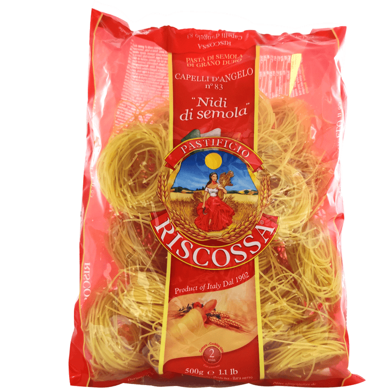 Chenab Impex Pvt Ltd Pasta 12 Riscossa - Capelli D’angelo Pasta 500g