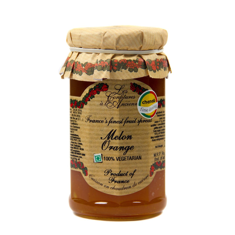 Chenab Impex Pvt Ltd Jam 6 Confitures - Res A L'ancienne Fruit Jam Melon Orange 270g