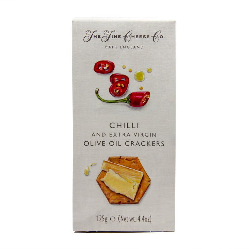 Chenab Impex Pvt Ltd Oil 6 Fine Cheese - Crackers With Chilli And Extra Virgin Olive Oil 125g