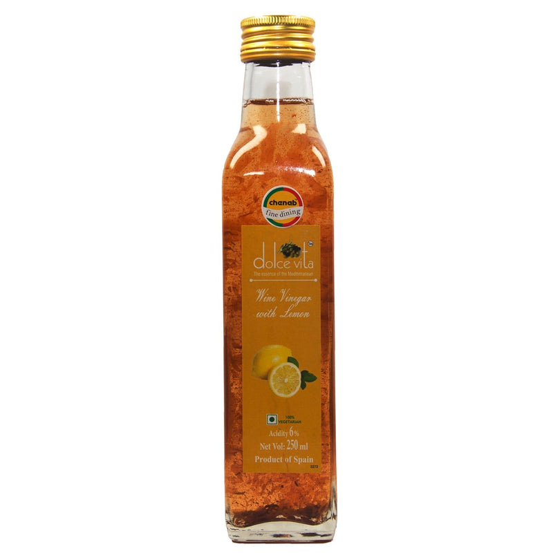 Chenab Impex Pvt Ltd Vinegar 12 Dolce Vita - Wine Vinegar With Lemon 250ml