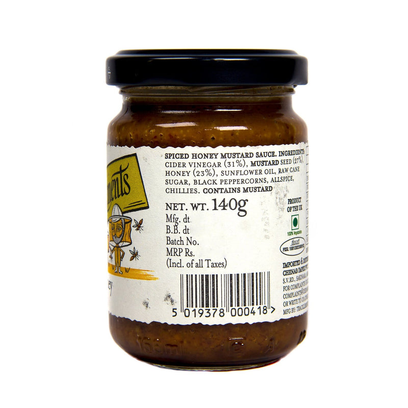 Chenab Impex Pvt Ltd Mustard 12 Tracklements - Spiced Honey Mustard 140g