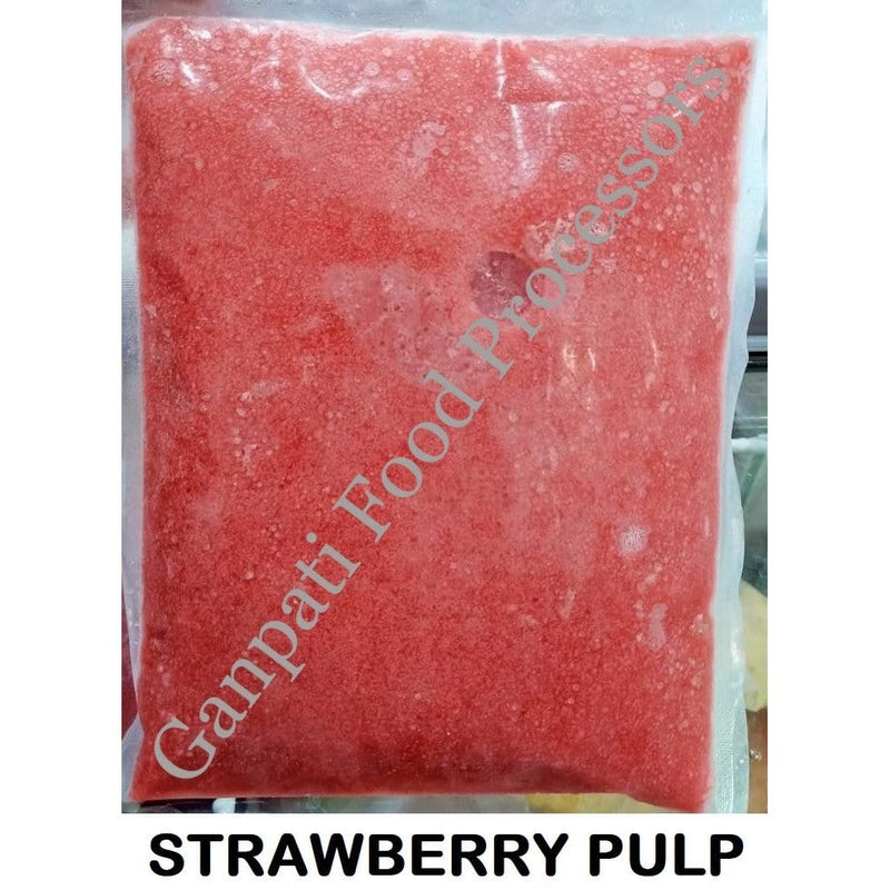 Ganpati Food Processors Fruit Pulp 1 Ganpati Food Processors - Frozen Strawberry Pulp (Pulp)