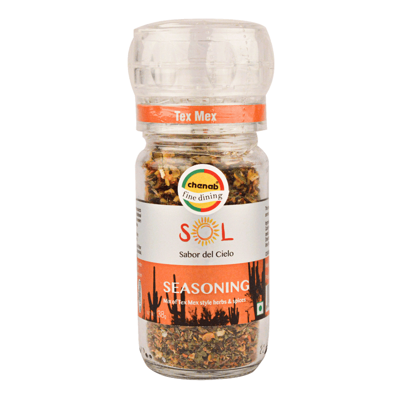 Chenab Impex Pvt Ltd Seasoning 12 Sol - Crystal Grinder Tex Mex-mix Of Tex mex Style Herbs & Spices 38g