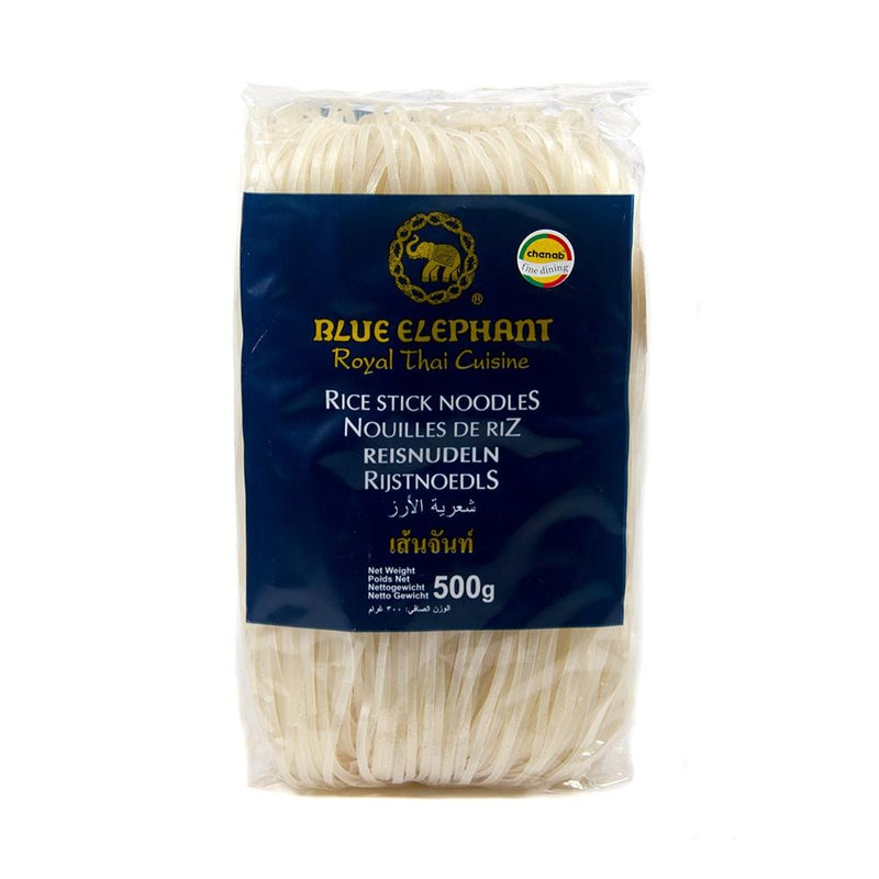 Chenab Impex Pvt Ltd Noodles 12 Blue Elephant - Thai Pad Rice Noodles 500g