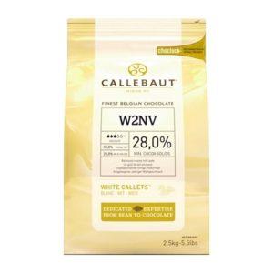 Delta Nutritives Pvt. Ltd chocolate 2.5 Callebaut- W2 White Couverture Chocolate (28.0%)