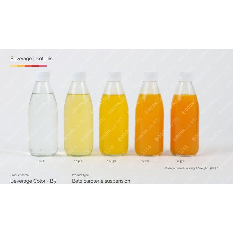 Chemvera Natural Colour Biocon Colors - Natural Orange Colour (Beta Carotene Suspension)