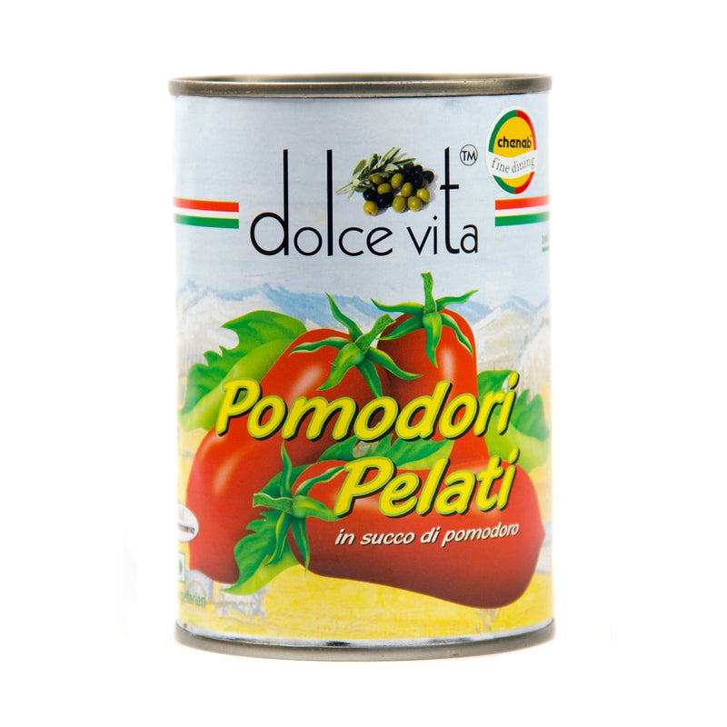 Chenab Impex Pvt Ltd Processed Vegetable 12 Dolce Vita - Pomodori Pelati Peeled Tomatoes 400g