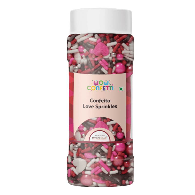 Bakersville India Topping 2 Wow Confetti - Confeito Love Sprinkles Mix(125g)