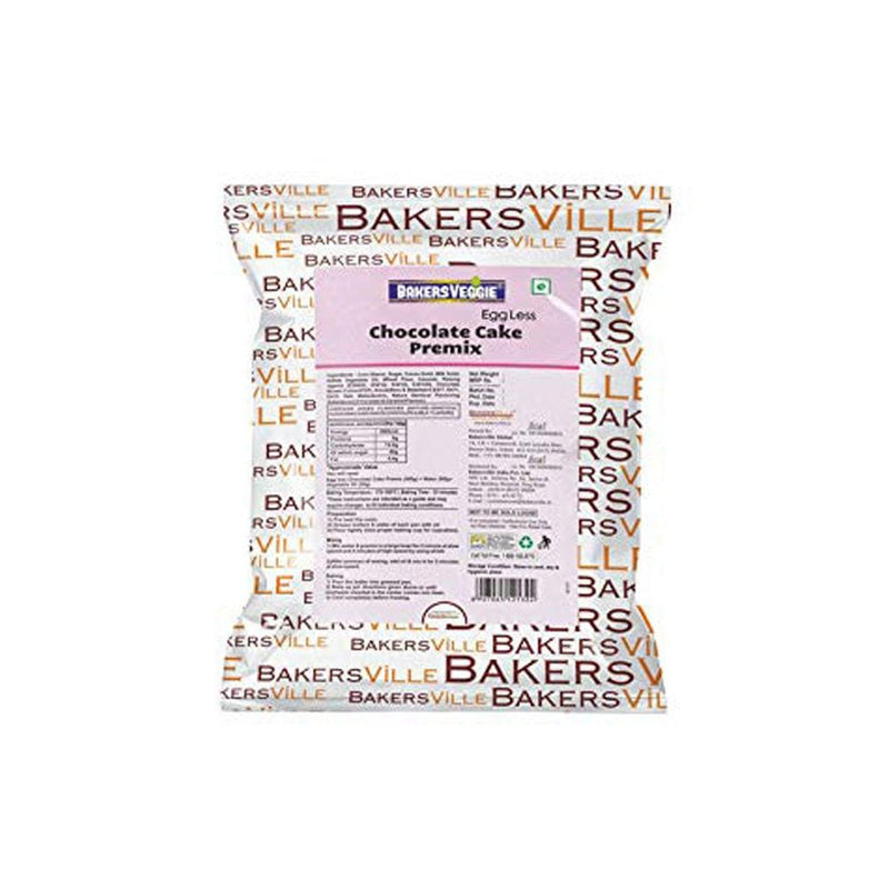 Bakersville India Cake Premix 2 Bakersveggie - Eggless Chocolate Cake Premix(400 G)