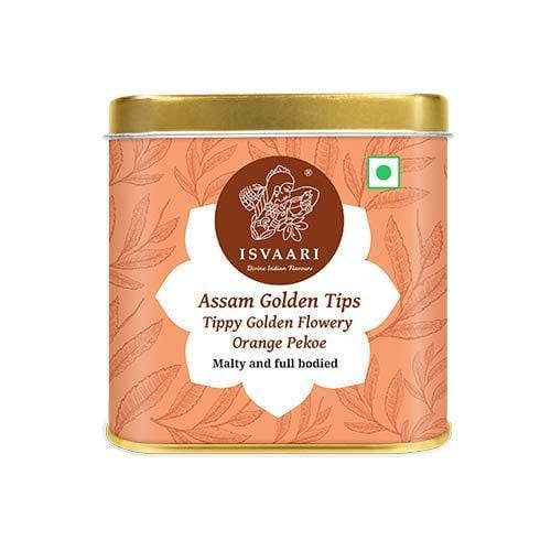 Chenab Impex Pvt Ltd Tea 12 Isvaari - Assam Golden Tips Tea 50g